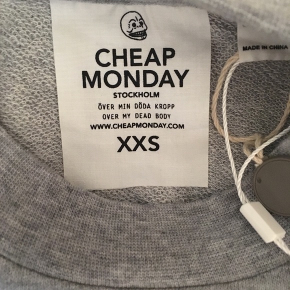 COPY - NWT Cheap Monday Cropped Sweatshirt - Picture 2 of 4